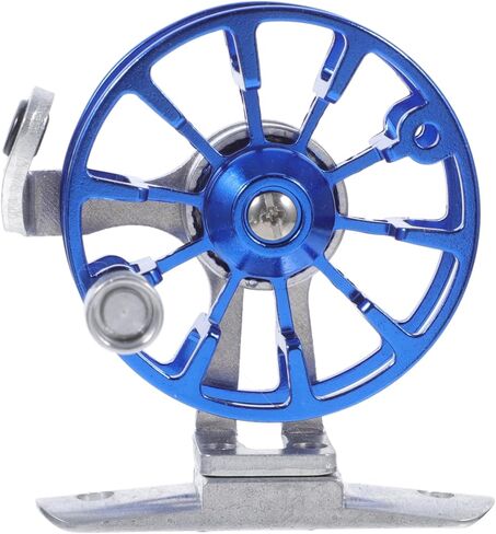 Yardwe Aluminium Alloy Fly Fishing Reel Outdoor Sea Fishing Wheel Durable Lightweight Practical Accessories for Right Hand Blue Model in Saudi Arabia