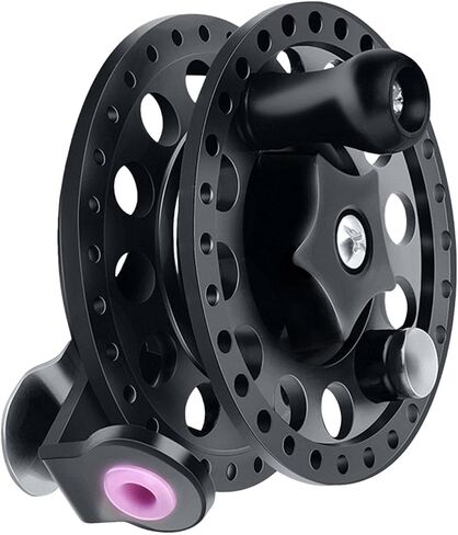 Fly Fishing Reel No Bearing Dia 2.4inch Simple Assembly for Ice Fishing Accessories Pp Structure Left Right Hand Use in Saudi Arabia