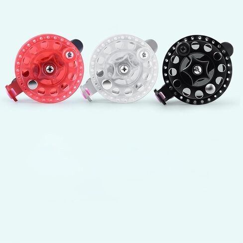 Fly Fishing Reel No Bearing Dia 2.4inch Simple Assembly for Ice Fishing Accessories Pp Structure Left Right Hand Use in Saudi Arabia