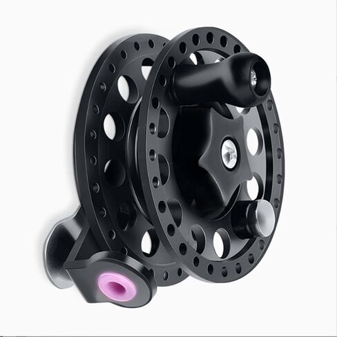 Fly Fishing Reel No Bearing Dia 2.4inch Simple Assembly for Ice Fishing Accessories Pp Structure Left Right Hand Use in Saudi Arabia