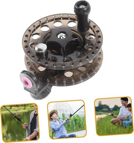Outdoor Fishing Reel Plastic Durable Crappie and Fly Fishing Accessory Lightweight for Boat Reef Rock Anglers in Saudi Arabia