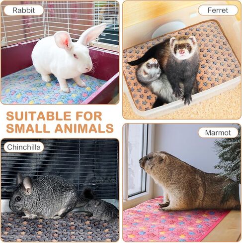 4 Pack Self Heating Cat Bed Cat Self Warming Pad with Removable Cover Extra Warm Thermal Pet Pad Washable Pet Crate Mat Anti Slip Kennel for Indoor Outdoor Pets (Buffalo Plaid,16 x 20 Inches) in Kuwait