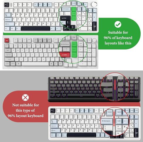 غطاء غبار لوحة المفاتيح Geekria ، غطاء مفاتيح أكريليك واضح للوحة المفاتيح الميكانيكية للكمبيوتر ، متوافق مع RK Royal Kludge S98 ، Aula F99 Pro ، Epomaker Galaxy100 ، Keychron Q5 Pro / Q5 Max in Saudi Arabia