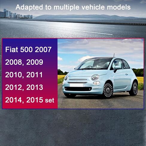 ستيريو سيارة لـ FIAT 500 2007-2015 CARPLAY اللاسلكي المتوافق و Android Auto ، 7 بوصة فيات 500 مع شاشة تعمل باللمس/Bluetooth/FM/AM/USB/DPS/RDS/LINK/طاقة عالية in Saudi Arabia