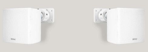 Rockville Commercial Restaurant Bluetooth Amplifier+10 3.5" White Cube Speakers in Saudi Arabia