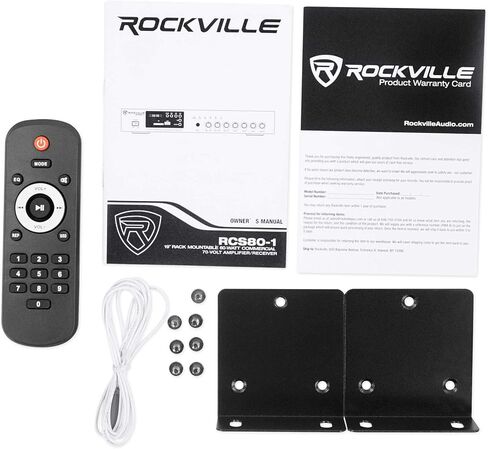 مطعم Rockville التجاري AMP+(4) 8 "مكبرات صوت بيضاء+التحكم في الجدار in Saudi Arabia