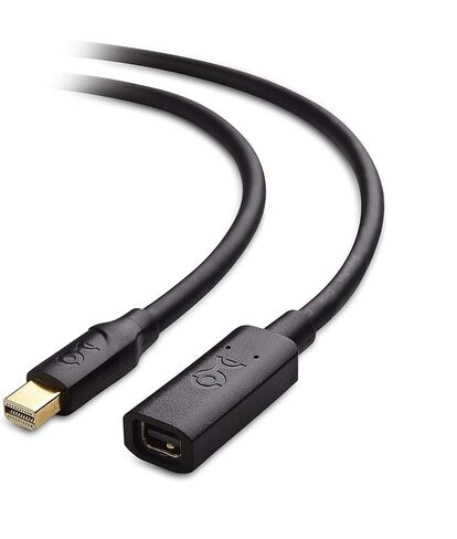 Cable Matters Mini DisplayPort Extension Cable (Mini DP Extension Cable) in Black - 6 Feet in Saudi Arabia