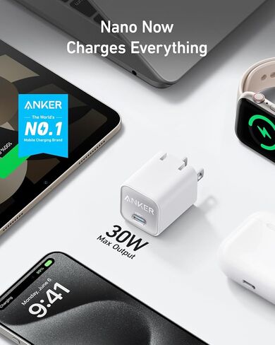 Anker 30W USB C Charger with MagGo 2-in-1 Charging Station in Saudi Arabia