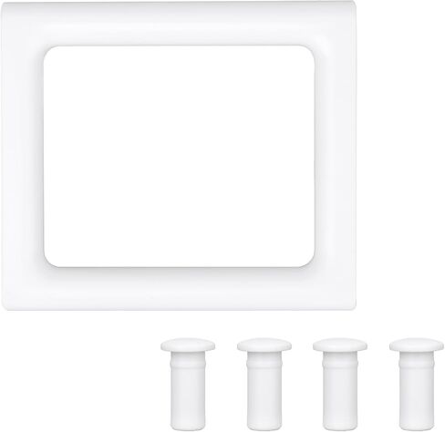 استبدال المقبض البارد لصدر جليدي كولمان ، مقبض مبرد بلاستيكي خفيف الوزن مع مسامير 4pcs إكسسوارات استبدال عملية وقطع الغيار متوافقة مع كولمان (أبيض) in Saudi Arabia