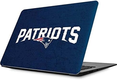 Skinit Decal Laptop Skin Compatible with MacBook Air 13.3 (2010-2017) - Officially Licensed NFL New England Patriots Distressed Design in Saudi Arabia