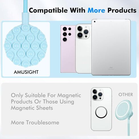 Phone Umbrella for Sun, Universal Adjustable Umbrella Phone Shade with Strong Suction Cup,Outdoor Anti-Reflective Glare Blocking Cell Phone Sun Shade, Applicable to All Smartphones（Black） in Kuwait