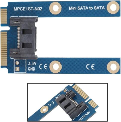 MSATA to Adapter ، 7Pin Consult Computer Computer Internal SCSI Cards for WinXpvistawin7/Win8 32-bit/64 bit MPCIE Adapter Adapter in Saudi Arabia