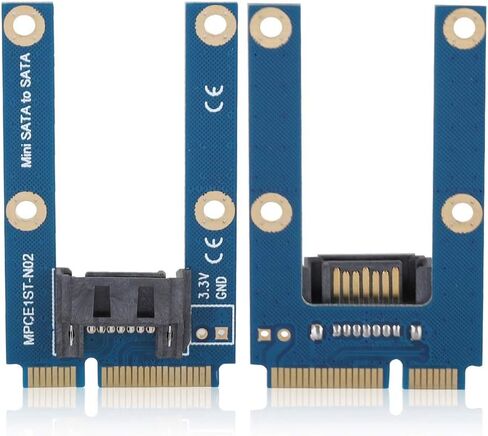 MSATA to Adapter ، 7Pin Consult Computer Computer Internal SCSI Cards for WinXpvistawin7/Win8 32-bit/64 bit MPCIE Adapter Adapter in Saudi Arabia