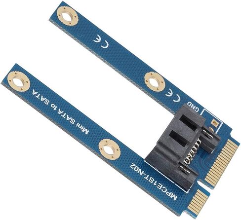 MSATA to Adapter ، 7Pin Consult Computer Computer Internal SCSI Cards for WinXpvistawin7/Win8 32-bit/64 bit MPCIE Adapter Adapter in Saudi Arabia