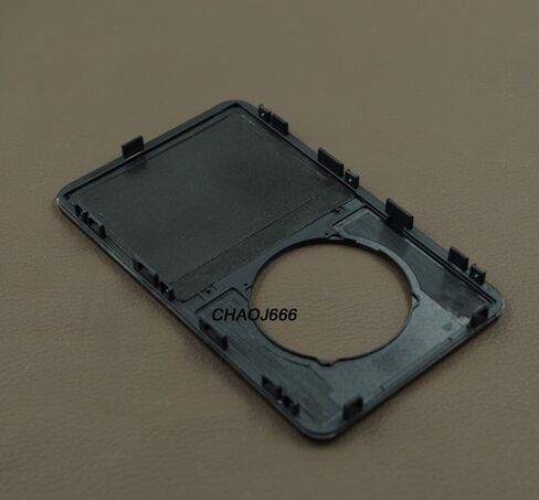 مجموعة كاملة من الإسكان الأسود الإسكان البديل الأمامي للصفائح المعدنية الخلفية ClickWheel لجهاز iPod 5th Gen. Video 30GB in Kuwait