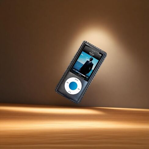 علبة جلدية Ipod Nano 5 المصنوعة يدويًا جميعها خالية من البلاستيك (بني ، طراز منتظم) in Saudi Arabia