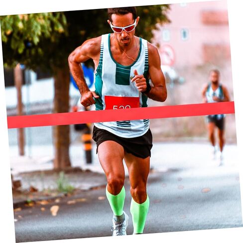 BESPORTBLE 1roll Track Victory Rope Red Finish Line Ribbon for Athletics Events Safe and Lightweight Relay Race Tool Eye-catching Design for Easy Visibility in Saudi Arabia
