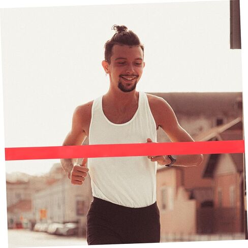 BESPORTBLE 1roll Track Victory Rope Red Finish Line Ribbon for Athletics Events Safe and Lightweight Relay Race Tool Eye-catching Design for Easy Visibility in Saudi Arabia