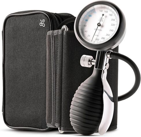 Greater Goods Sphygmomanometer, Latex-Free, Manual Blood Pressure Monitor, Black, A Gift of Care for Nurses Day in Kuwait