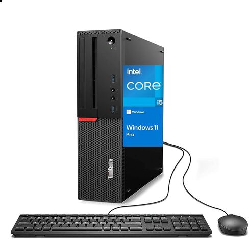 Lenovo ThinkCentre M900 SFF كمبيوتر سطح المكتب ، Intel Core I5-6500 3.2 GHz ، 16GB DDR4 RAM ، 480GB SSD ، لوحة المفاتيح ＆ الماوس ، VGA ، DisplayPort ، Windows 11 Pro (متجدد) in Saudi Arabia