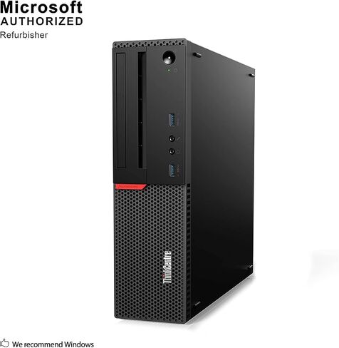 Lenovo ThinkCentre M900 SFF كمبيوتر سطح المكتب ، Intel Core I5-6500 3.2 GHz ، 16GB DDR4 RAM ، 480GB SSD ، لوحة المفاتيح ＆ الماوس ، VGA ، DisplayPort ، Windows 11 Pro (متجدد) in Saudi Arabia