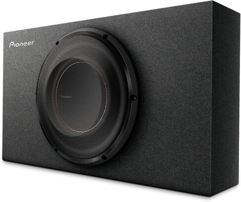 PIONEER TS-D10LB – Powerful 10" Pre-Loaded Subwoofer with Sealed Enclosure, 1300 Watts Peak Power, and Compact Design for Deep Bass Sound, Black (Renewed) in Saudi Arabia