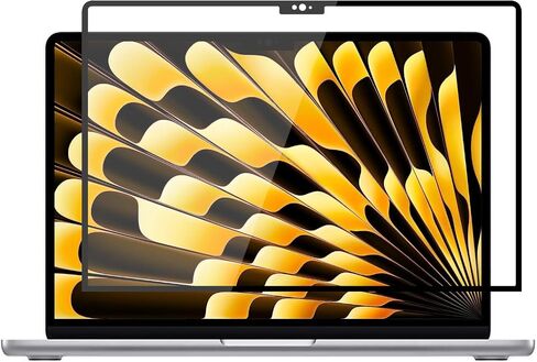 Tempered Glass Screen Protector Compatible with MacBook Air 13''&13.6'' (M2/M3/M4, 2022-2025), Not Anti-Glare, 9H Hardness, No Bubbles/Lines, Anti-Scratch, Clear in Saudi Arabia