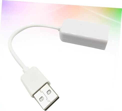 angoily USB ، محول بطاقة صوت القناة الافتراضية مع خط الكابل لأجهزة الكمبيوتر المحمولة وأجهزة الكمبيوتر المحمولة وتشغيل مقبس الصوت الخارجي لسماعات الرأس ومكبرات الصوت البيضاء in Saudi Arabia