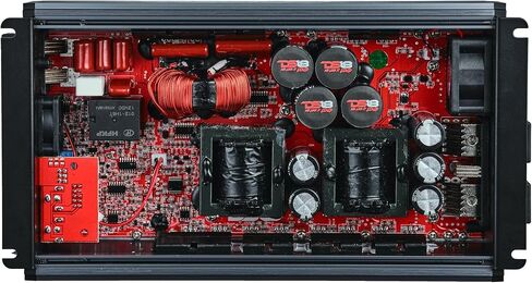 DS18 FRP-3.5K/TI Compact Full-Range Class D 1-Channel Amplifier 3,500 Watts RMS @ 1-Ohm, High Efficiency, Monoblock Amplifierass Titanium Color (Renewed) in Saudi Arabia