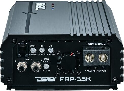 DS18 FRP-3.5K/TI Compact Full-Range Class D 1-Channel Amplifier 3,500 Watts RMS @ 1-Ohm, High Efficiency, Monoblock Amplifierass Titanium Color (Renewed) in Saudi Arabia