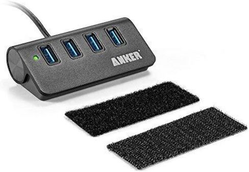 Anker 4-Port USB 3.0 Unibody Aluminum Portable Data Hub&Anker USB 3.0 SD Card Reader in Saudi Arabia
