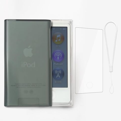 لحالة iPod Nano 7 8 ، حالة الغطاء الناعم الكامل الشفافة الشفافة لـ Apple iPod Nano 7 7th Gen 8th Generation (Clear) in Saudi Arabia