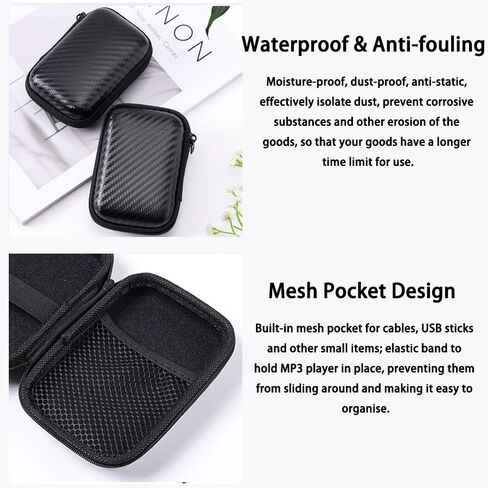 4 بوصة عالمي MP3/MP4 Player Case ، غطاء واقعي لمشغلات الموسيقى - مقاومة للصدمات ومقاومة للغبار ، يناسب سماعات الأذن ، كابل USB ، بطاقة الذاكرة (الحالة فقط) in Saudi Arabia