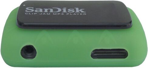 Silicone Case for Sandisk Clip Jam (SDMX26) MP3 Player (Released in 2015), Soft Rubber Skin Bumper Cover, Lawn Green in Kuwait