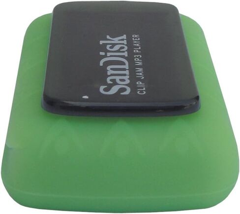 Silicone Case for Sandisk Clip Jam (SDMX26) MP3 Player (Released in 2015), Soft Rubber Skin Bumper Cover, Lawn Green in Kuwait