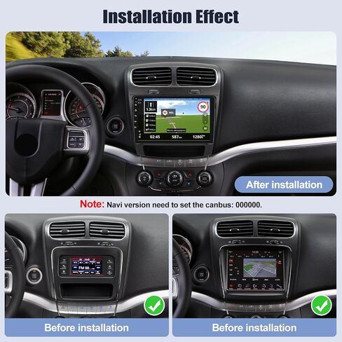 2G+64G Android Car Stereo for Dodge Journey/Fiat Freemont 2012-2014 with Carplay Android Auto Mirror Link 9 inch Touchscreen Car Radio with GPS Navigation WiFi 26UI Bluetooth FM Backup Camera MIC in Saudi Arabia