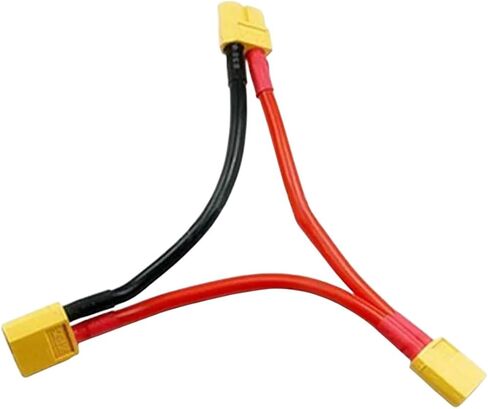 XT60 1female 2male1pc T Plug XT90 Parallel Bettery Connector Male/Female Cable Dual Extension Y Splitter 2/3Way Silicone Wire for Rc New 2025 High Reliable Electronic Component in Saudi Arabia