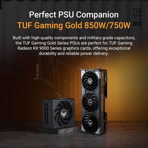 ASUS TUF Gaming Radeon RX 9070 XT OC OC EDITION 16GB GRASTS CARDER (16GB GDDR6 ، PCIE 5.0 ، HDMI ، DisplayPort 2.1 ، 3.125 SLOT ، AXIAL FORS ، PCB PROTENTING) in Saudi Arabia