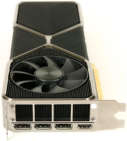 Geforce RTX 3080 Ti 12GB GDDR6X PCI Express 4.0 Graphics Card Titanium and Black in Saudi Arabia