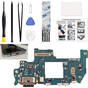 for Galaxy A55 5G Charging Port Replacement US Version, New Dock Board USB-C Connector Compatible with Samsung A55 SM-A556V, Includes Instruction & Toolkit in Saudi Arabia