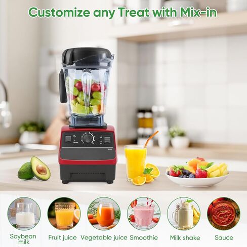 For Vitamix Blender Pitcher 64oz Low-Profile, Replacement Pitcher Container Jar Cup for Vitamix 750, 5200, 5000, 6300, 7500, A3500, Vm0102, Vm0103, Vm0197, E310 Classic/Explorian/Commercial Series in Saudi Arabia
