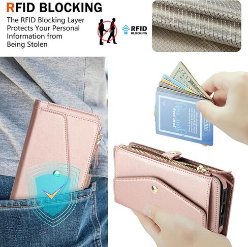 Asuwish Phone Case for Samsung Galaxy A36 5G Wallet Wallet متوافق مع Magsafe RFID Screen Screen Crossbody Lanyard حزام حامل بطاقة Slot Slot Slot Slot in Saudi Arabia