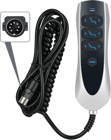 PZL Backlight 7 Button 7 Pin Remote Hand Control Handset fit for OKIN JLDK.38.04.15 Lift Chair Recliner, with USB and Bluelight in Saudi Arabia