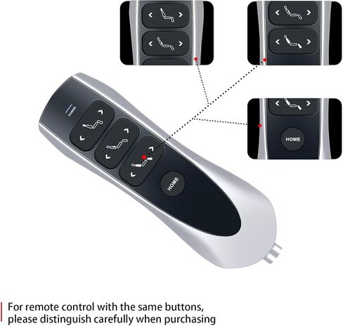 PZL Backlight 7 Button 7 Pin Remote Hand Control Handset fit for OKIN JLDK.38.04.15 Lift Chair Recliner, with USB and Bluelight in Saudi Arabia