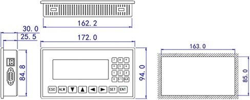 OP320-A OP325-A Text Display with MD204L Programming Cable Controller Board RS232 RS485 RS422 Communication(OP320A) in Saudi Arabia