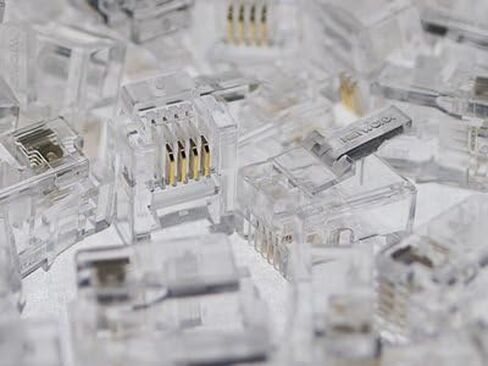 1000 Pcs CAT3 RJ11 6P4C Telephone End Modular Plug Connector (1000Pcs-6P4C-Plug) in Saudi Arabia