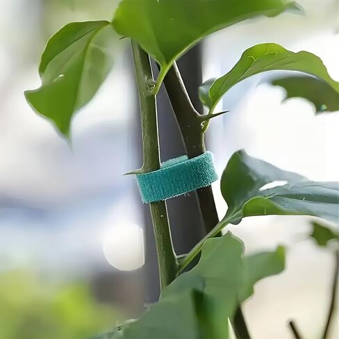 5PCS Reusable Tape Cable Ties, Tape Cord Organization Straps Hook Loop Tape Cord Wrap for Home,Office, Green in Saudi Arabia