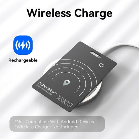 حزمة بطاقة تعقب Bluetooth Wallet-1 ، 0.07 في بطاقة Finder Thin Wallet تعمل مع Apple Find My (iOS فقط ، وليس لنظام Android) ، وبطاقة iPhone الذكية ، ومتتبعات Bluetooth لجوازات السفر والهاتف والهاتف (الأسود) in Saudi Arabia