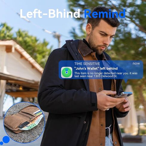 حزمة بطاقة تعقب Bluetooth Wallet-1 ، 0.07 في بطاقة Finder Thin Wallet تعمل مع Apple Find My (iOS فقط ، وليس لنظام Android) ، وبطاقة iPhone الذكية ، ومتتبعات Bluetooth لجوازات السفر والهاتف والهاتف (الأسود) in Saudi Arabia