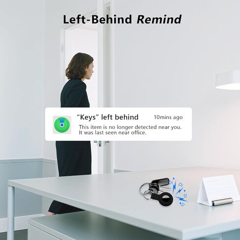 Air Tracker Tags-4Pack, Smart Bluetooth Tracker Tag, Works with Apple Find My APP (iOS Only), Keys Finder and Item Locator for Luggage, Backpack, Suitcase, Pets and more, Waterproof Tracking Tag in Saudi Arabia